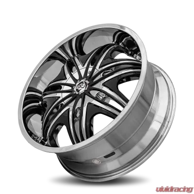 Diablo Morpheus Wheel 22x9.5 Blank 13 73.1 Chrome - MOR-229BLNK1373